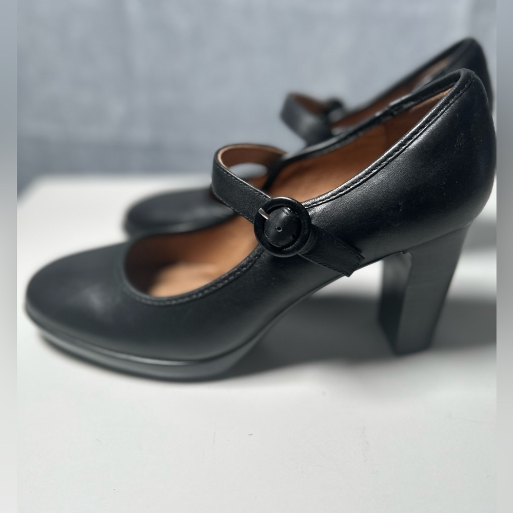 Sofft Women’s Mary Jane Hells Black Leather Size 10 M - Picture 4 of 15